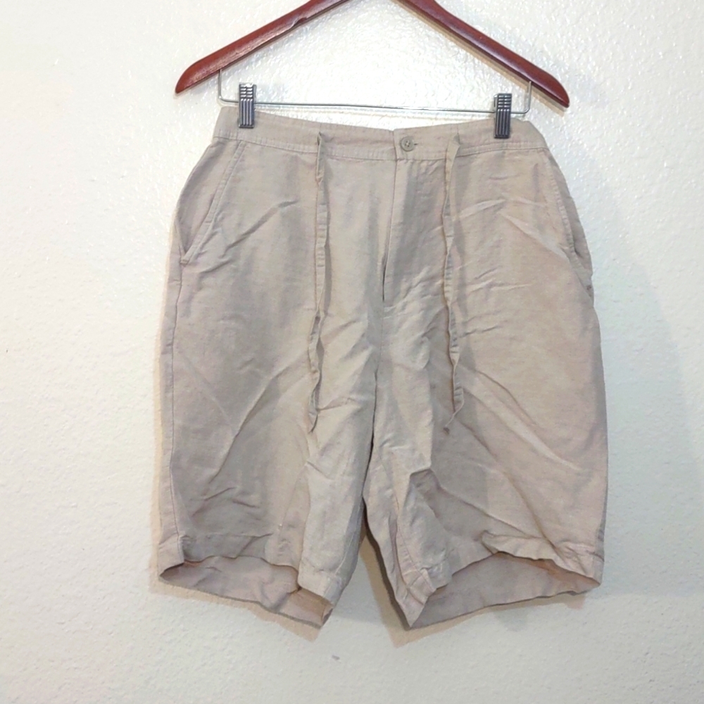 USED BACHRACH COLOR CREAM 55% LINEN 45%RAYON SIZE 33